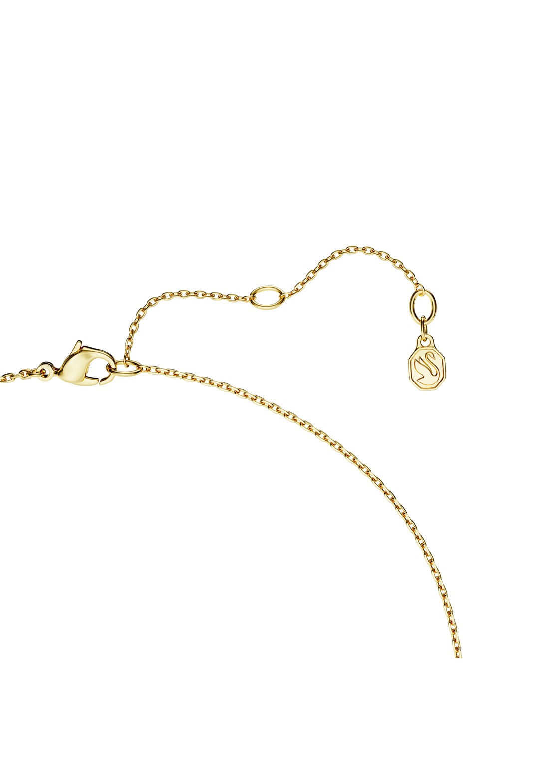 Swarovski Classica ketting verguld - detail 3 goud
