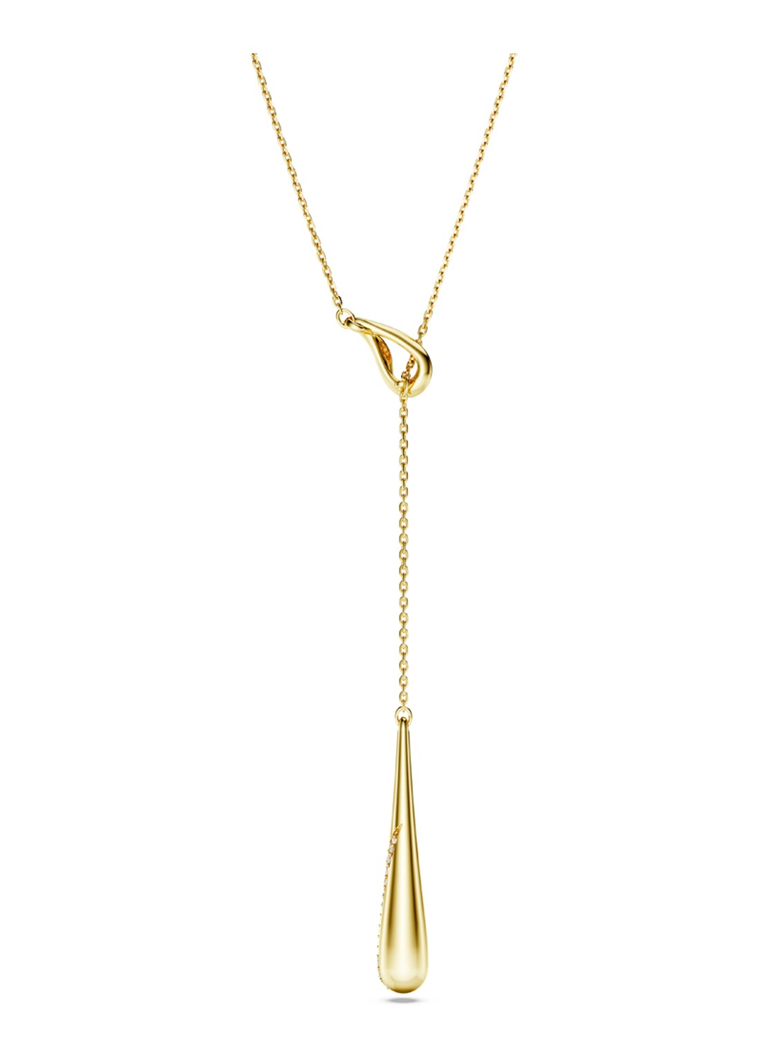 Swarovski Classica ketting verguld - detail 4 goud
