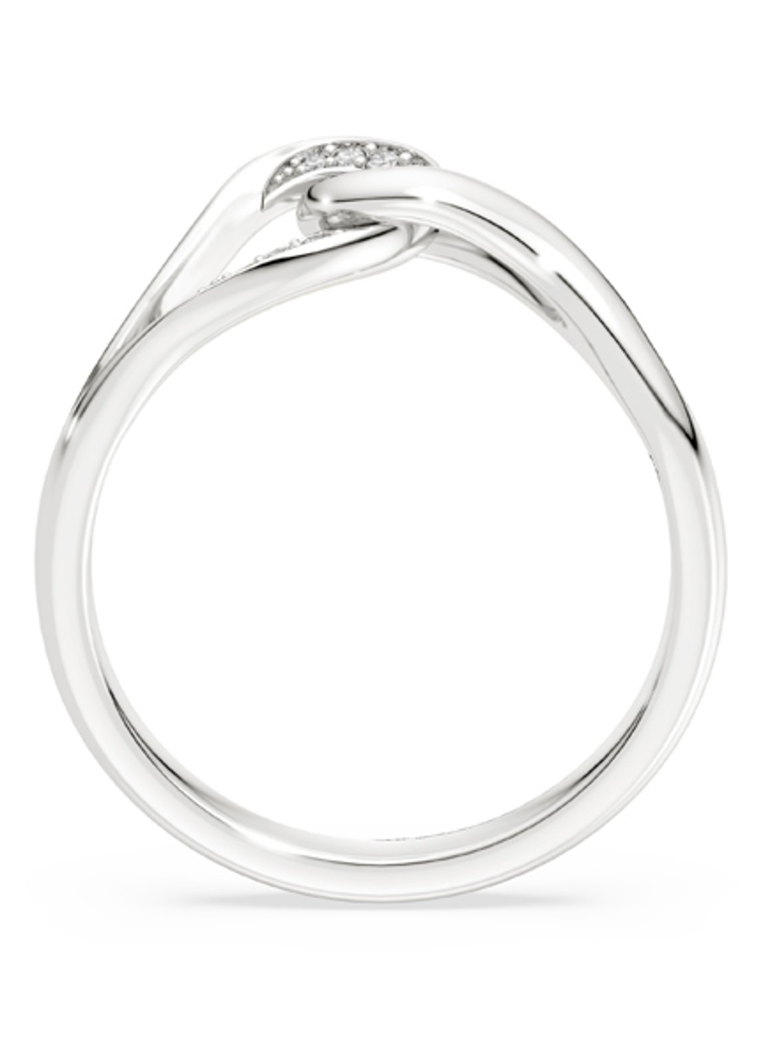 Swarovski Classica ring met kristal 52 - detail 3 zilver
