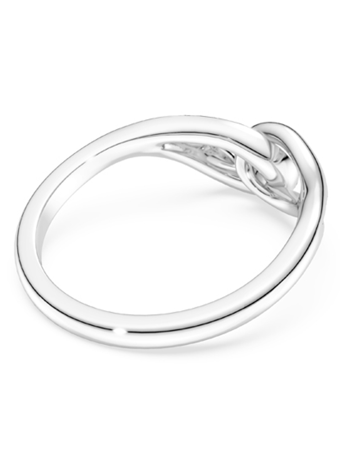 Swarovski Classica ring met kristal 52 - detail 4 zilver