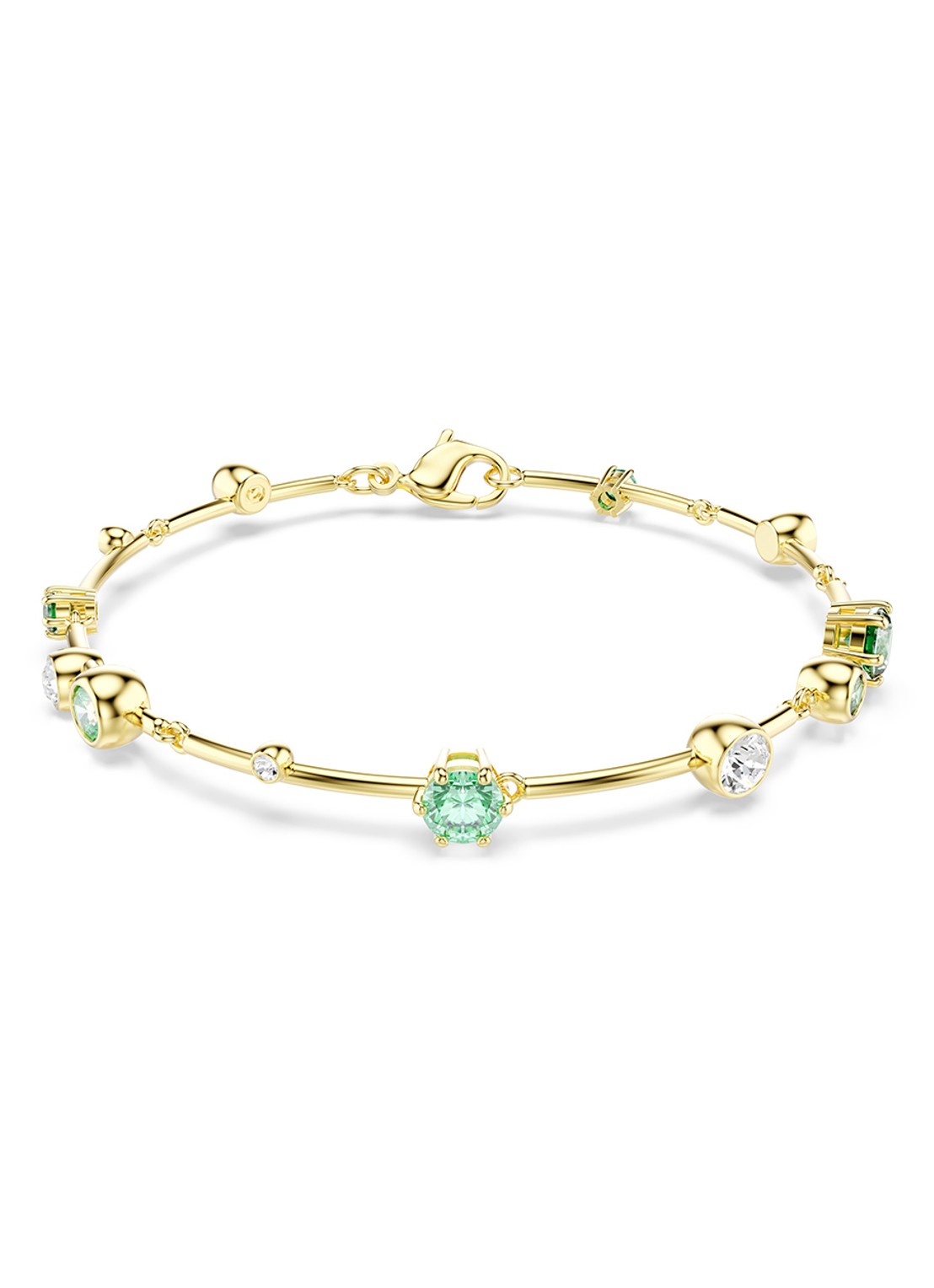Swarovski Constella armband met zirkonia - voorkant goud