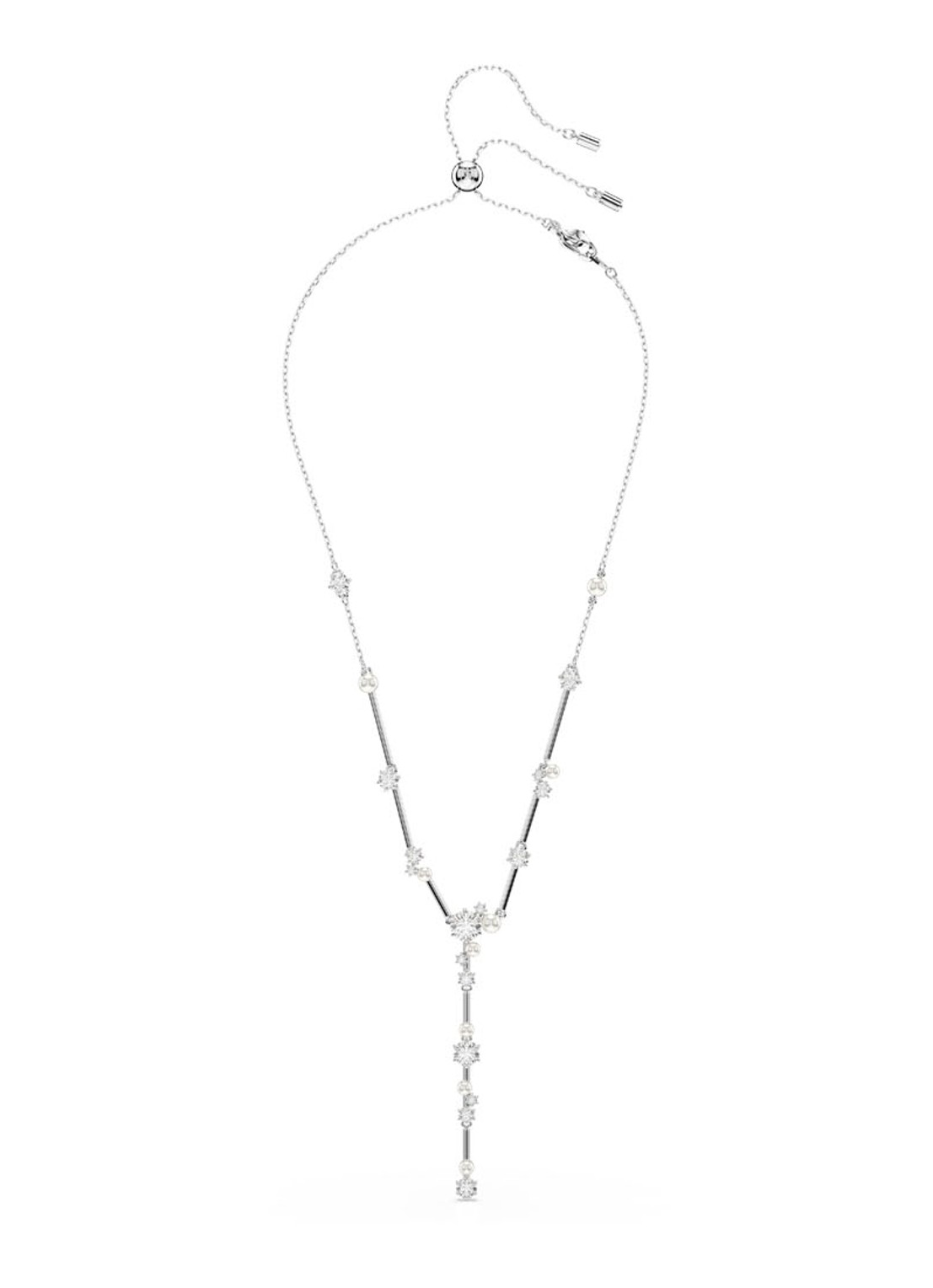 Swarovski Constella ketting met hanger  - detail 2 zilver