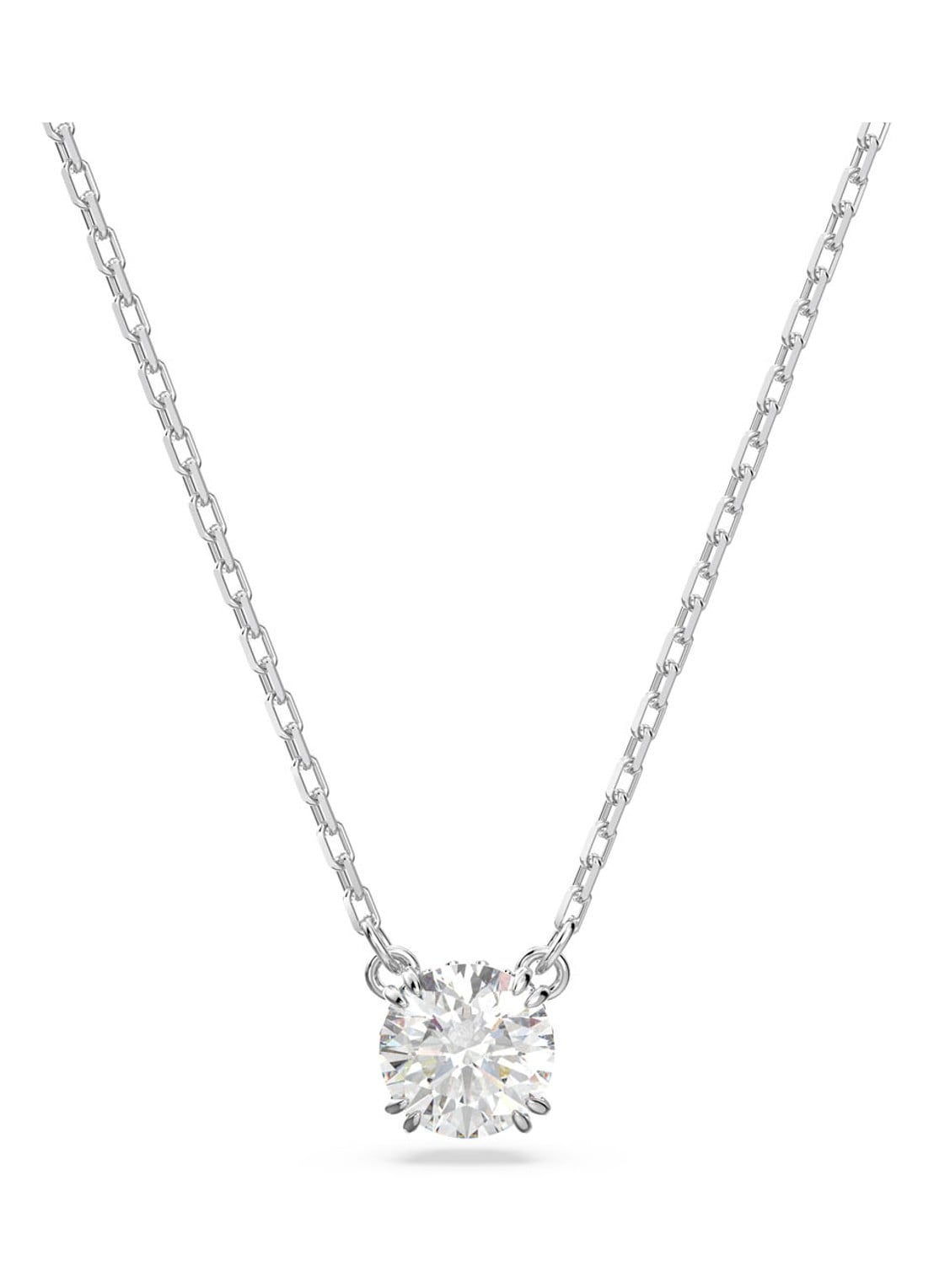 Swarovski Constella ketting met kristal - voorkant zilver