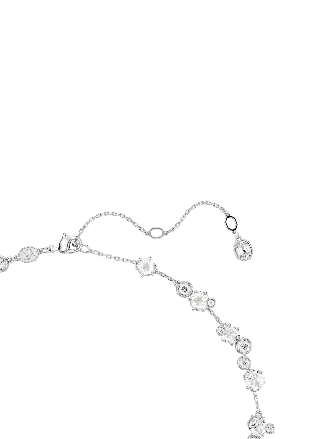 Swarovski Constella ketting met kristal - detail 4 zilver