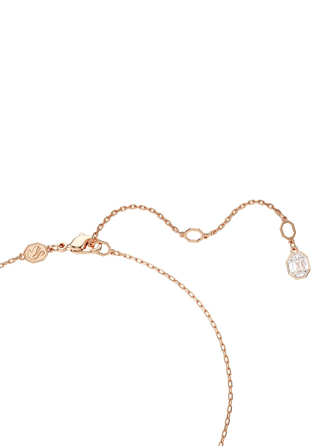 Swarovski Constella ketting met zirkonia - detail 3 roségoud