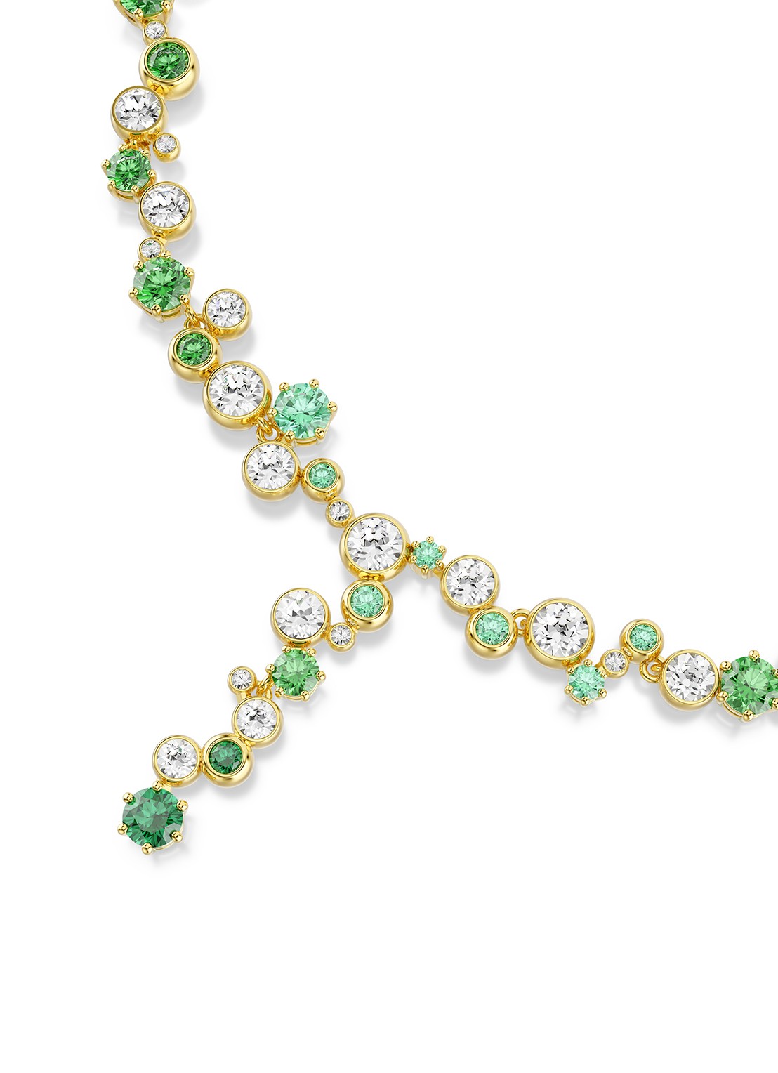 Swarovski Constella ketting met zirkonia - detail 3 goud