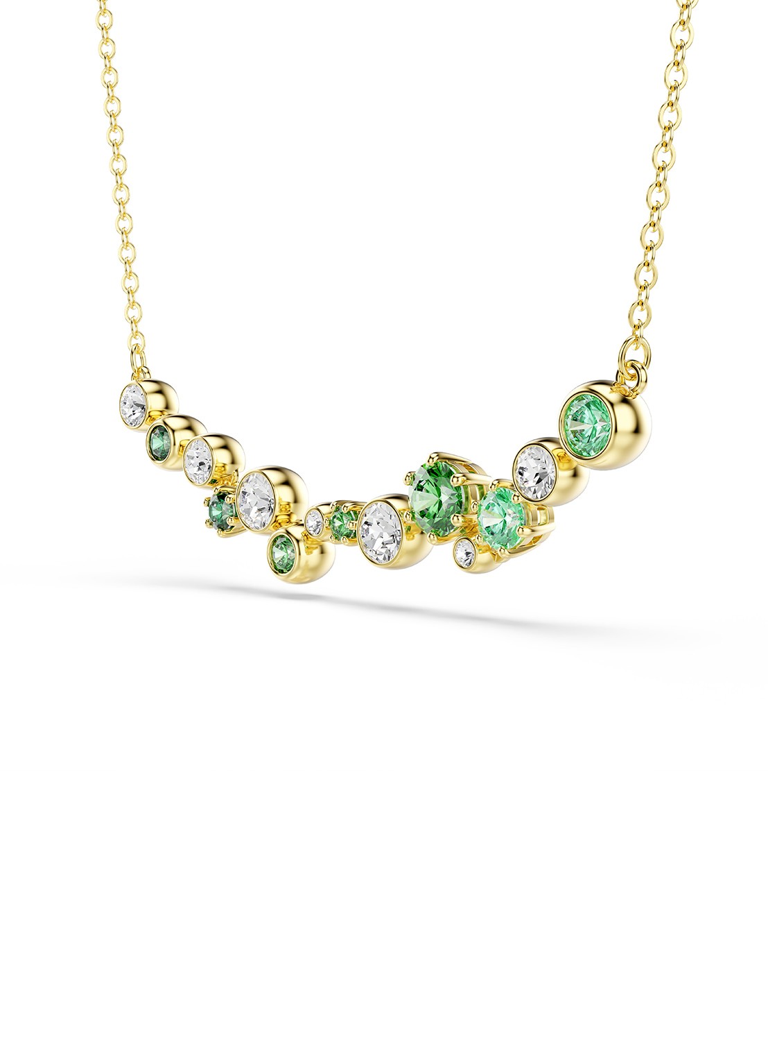 Swarovski Constella ketting met zirkonia - detail 2 goud