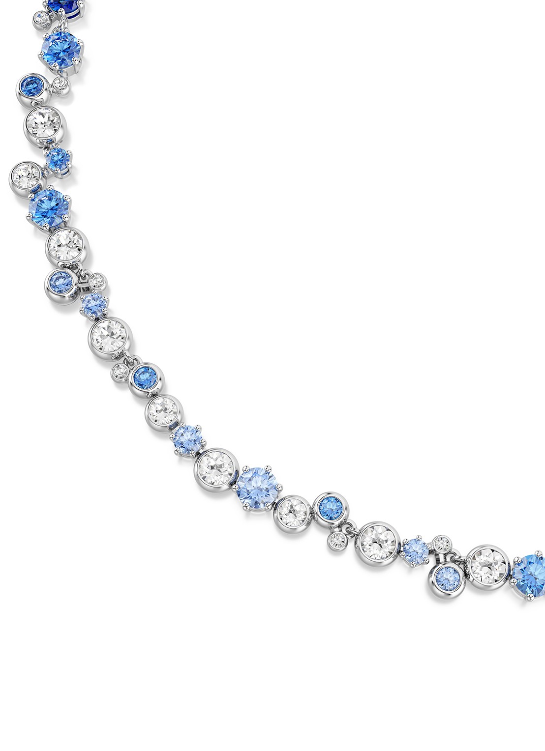 Swarovski Constella ketting met zirkonia - detail 3 zilver