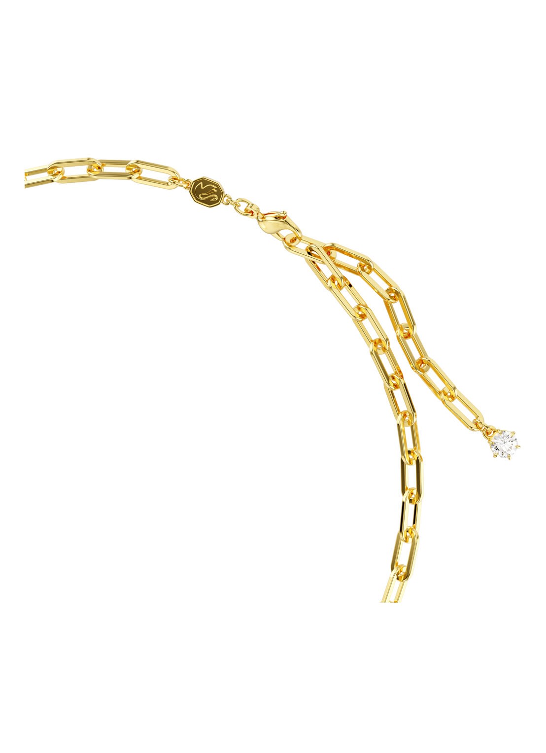 Swarovski Constella ketting verguld - detail 2 goud