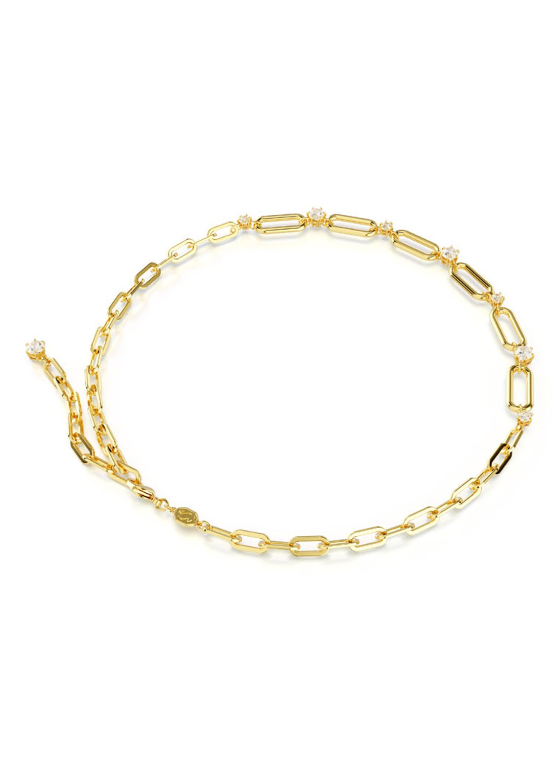 Swarovski Constella ketting verguld - detail 3 goud