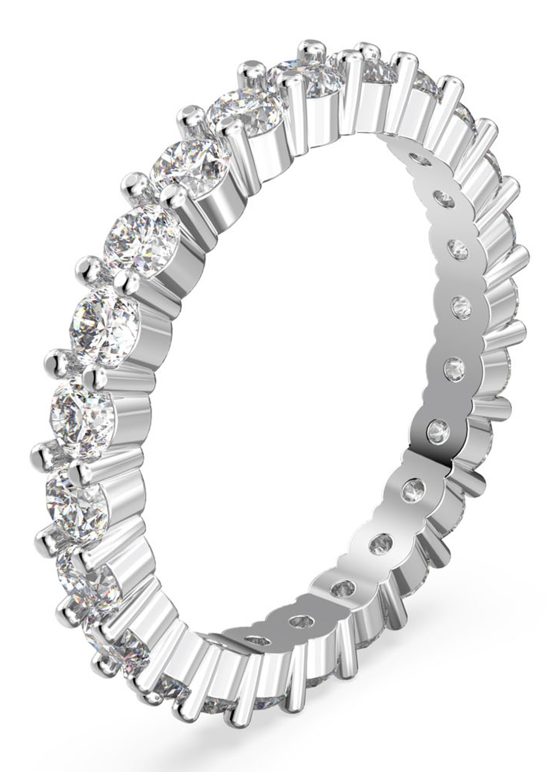 Swarovski Constella ring met kristal - detail 4 zilver