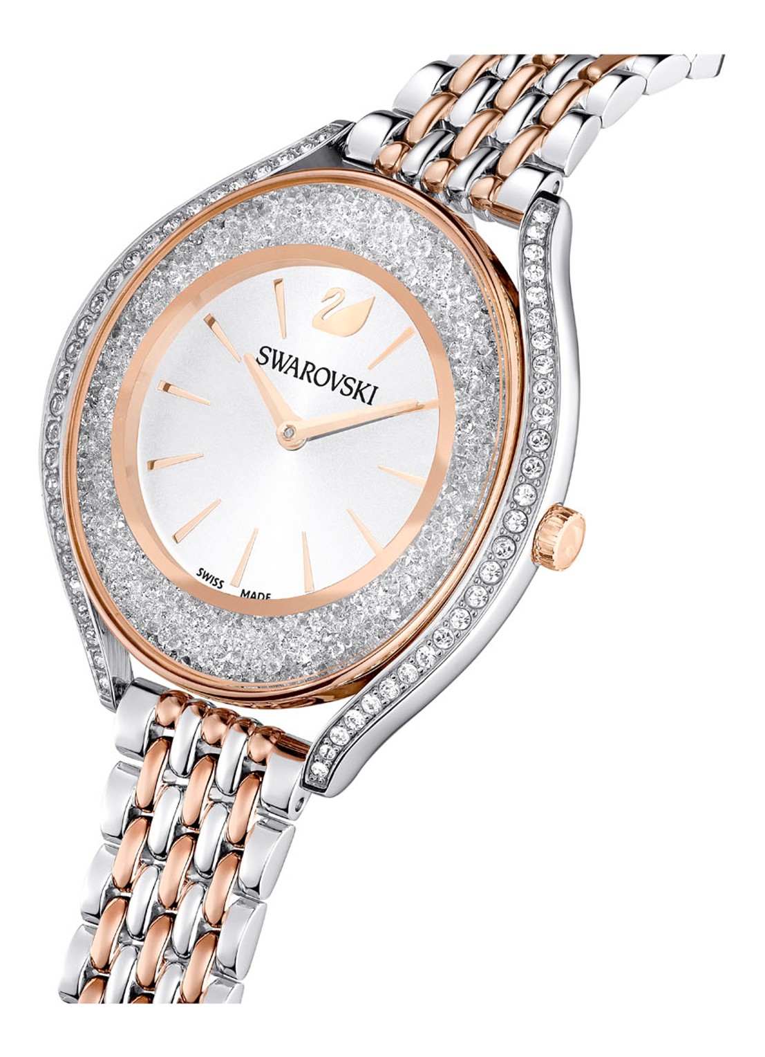 Swarovski Cry Aura horloge 5644075 - detail 3 zilver