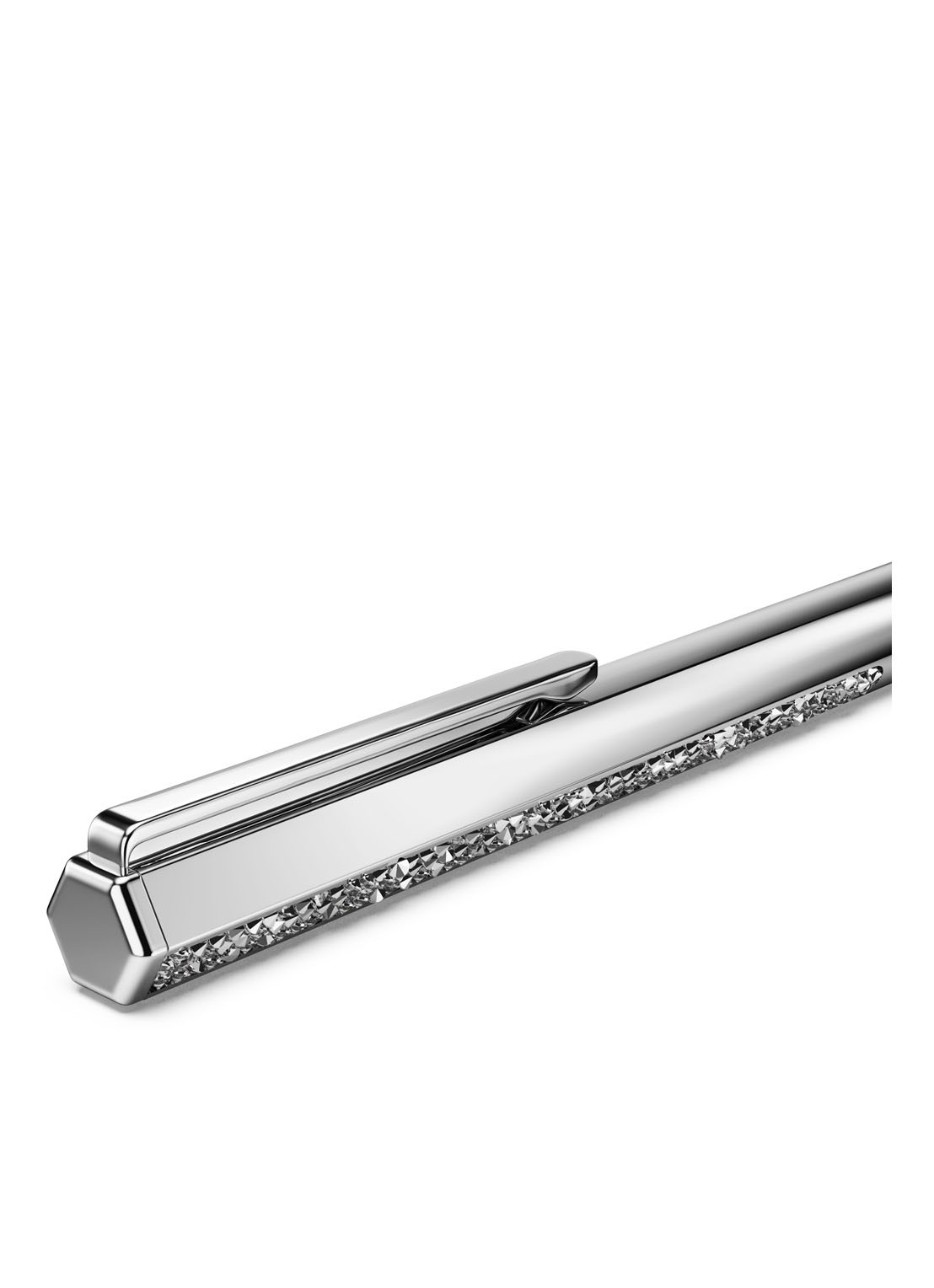 Swarovski Crystal Shimmer pen met kristal - detail 4 zilver