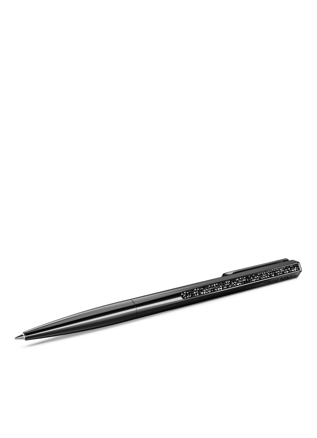 Swarovski Crystalline pen met kristal - voorkant zwart