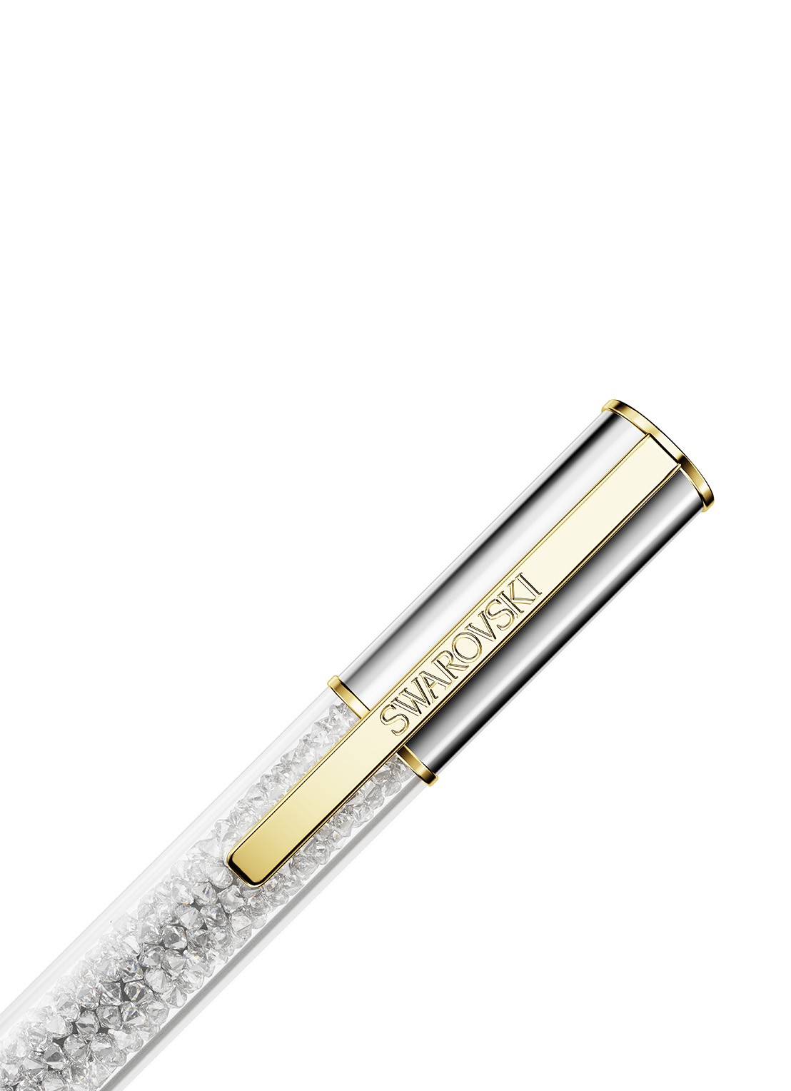 Swarovski Crystalline pen met kristal - detail 3 zilver