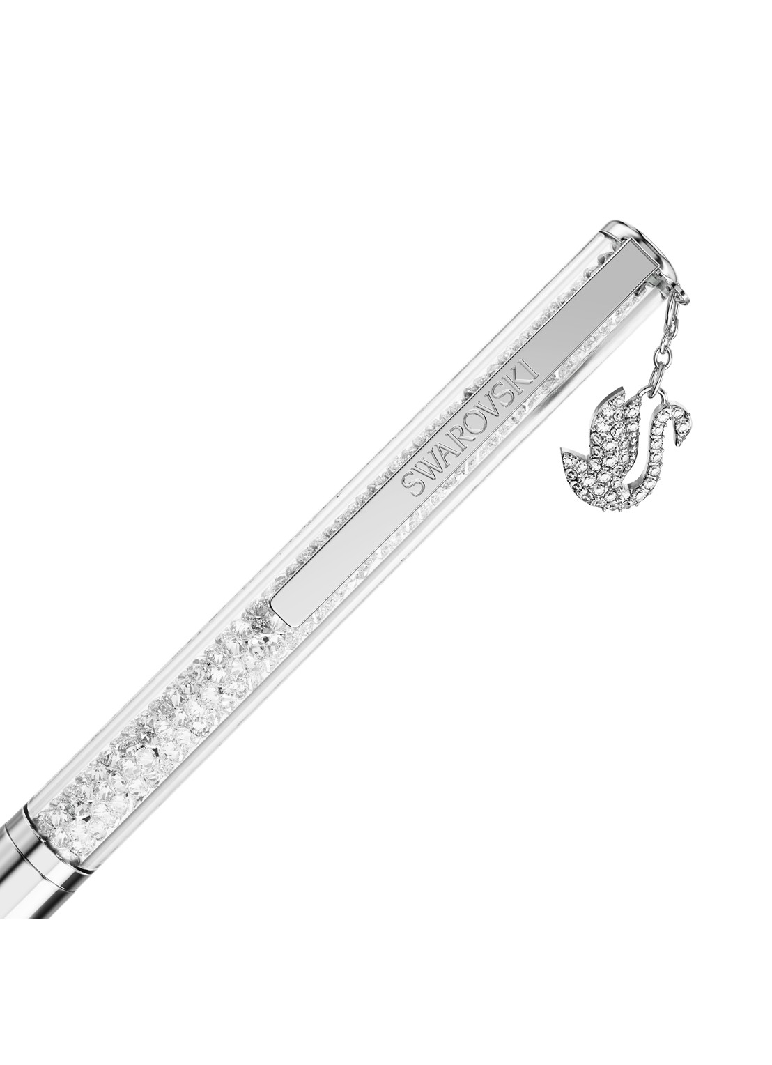 Swarovski Crystalline pen met Swarovski kristal - detail 2 zilver