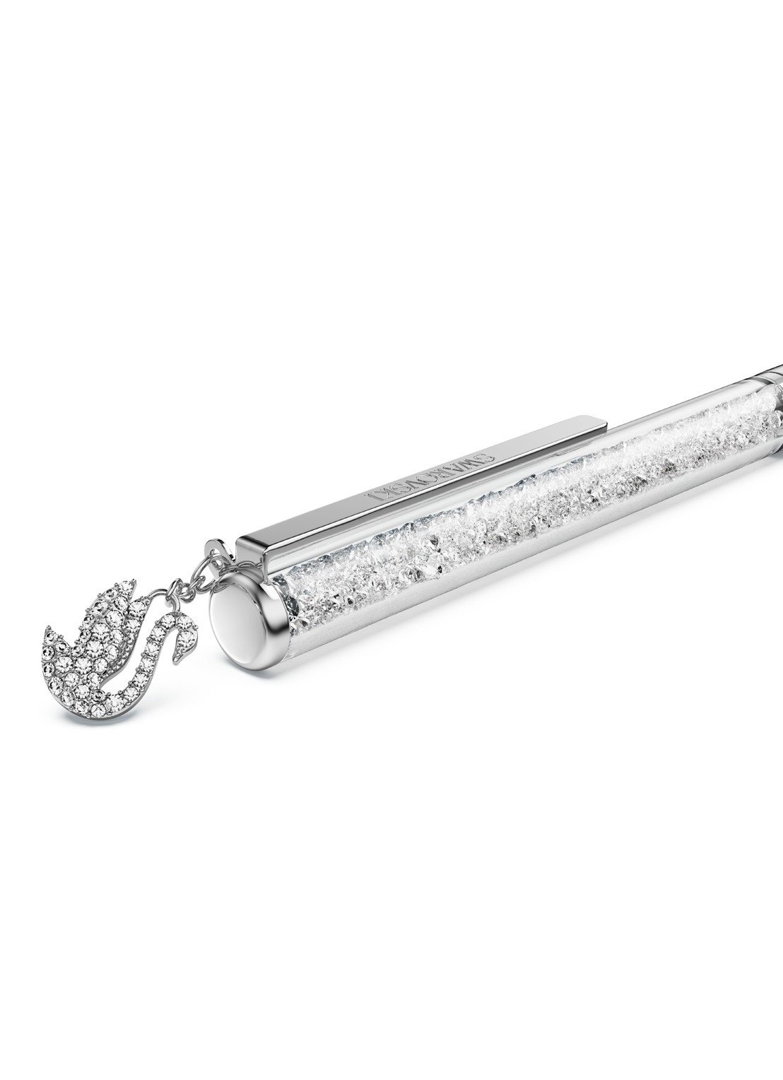 Swarovski Crystalline pen met Swarovski kristal - detail 3 zilver