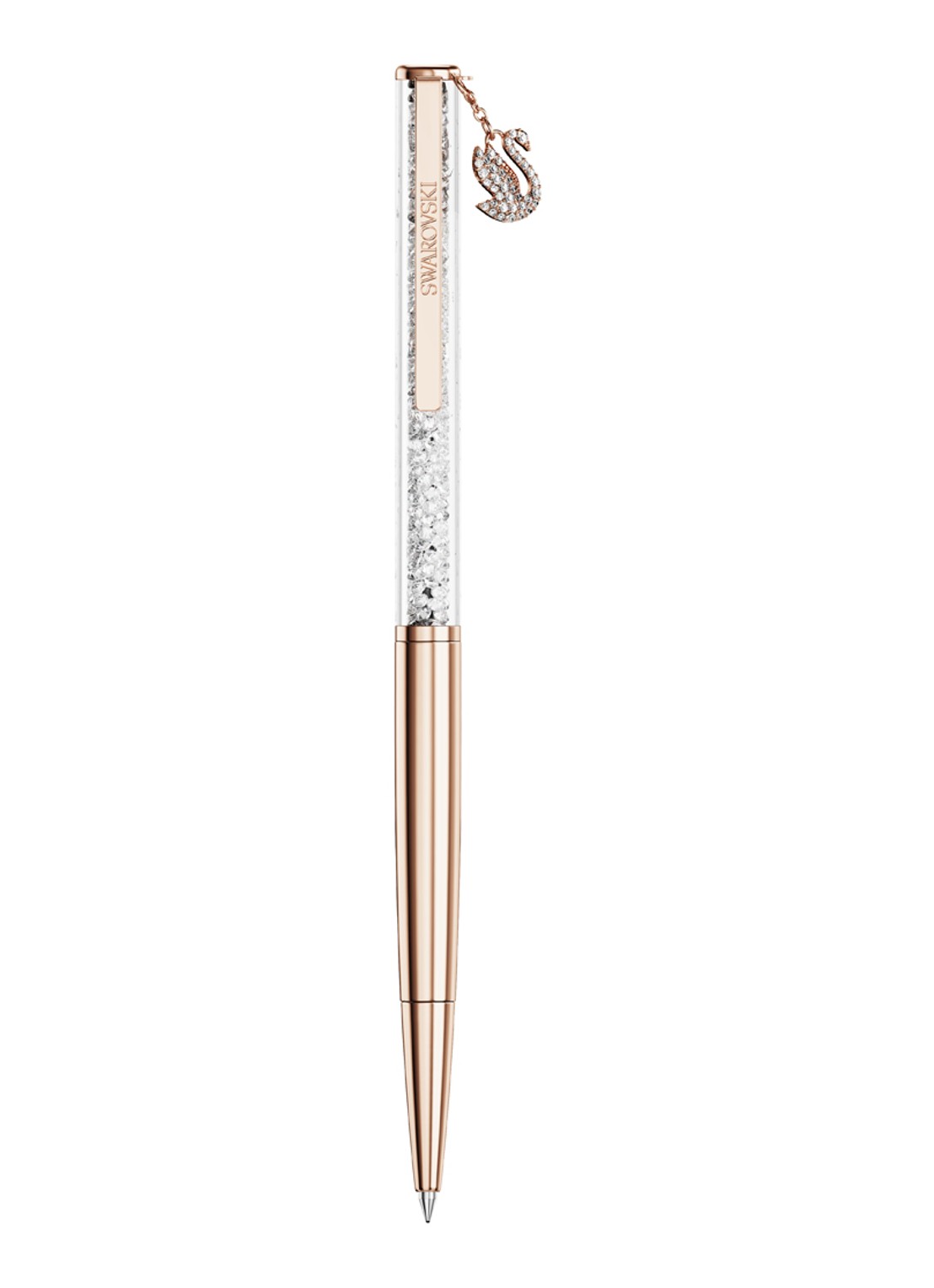 Swarovski Crystalline pen met Swarovski kristal - detail roségoud