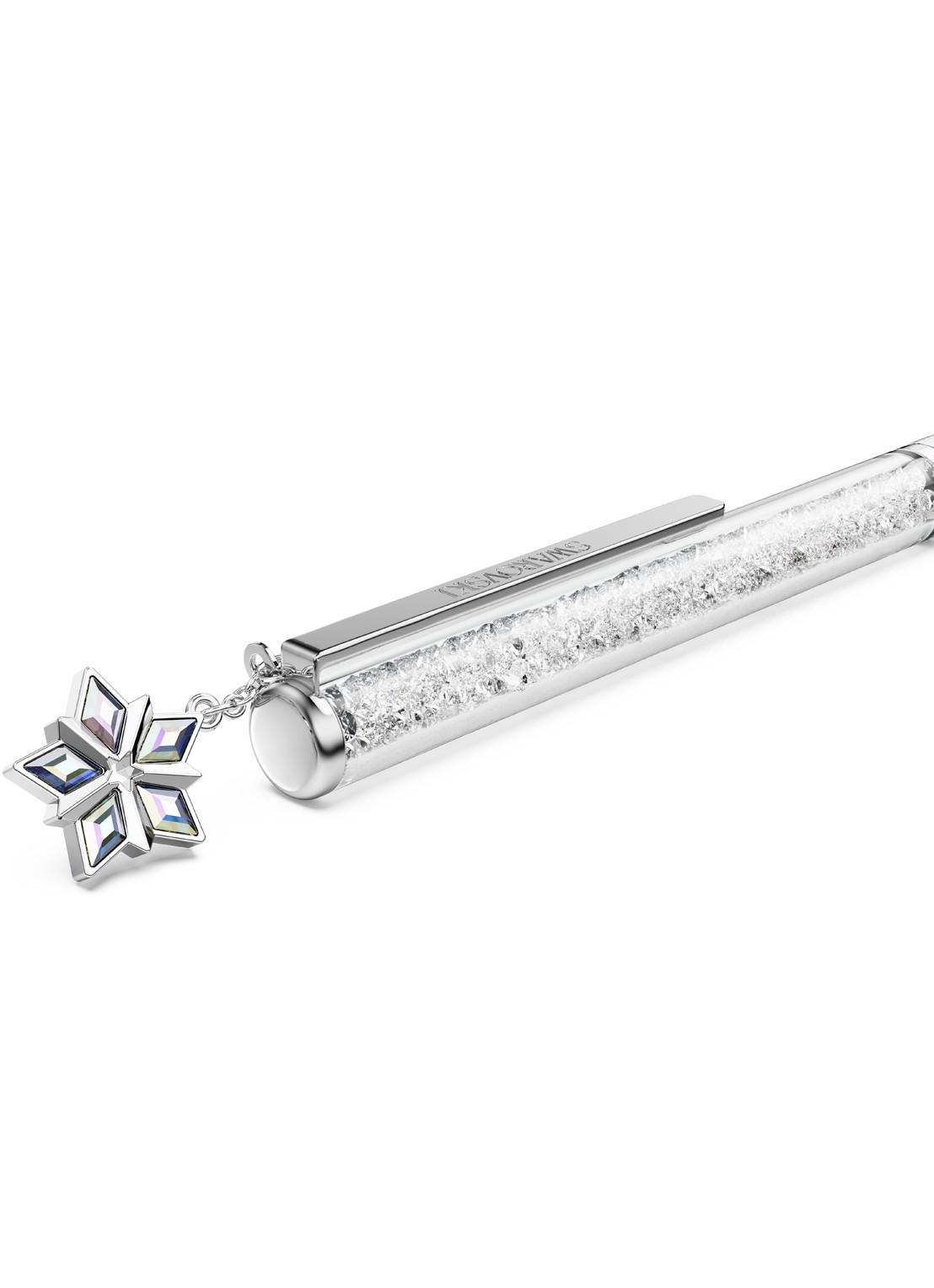 Swarovski Crystalline pen met Swarovski kristal - detail 3 zilver