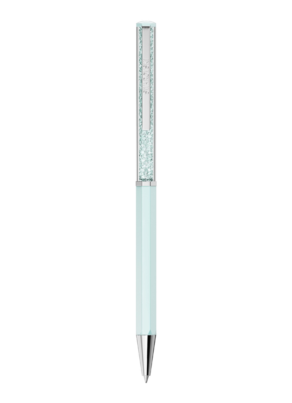 Swarovski Crystalline pen met Swarovski kristal - detail 2 blauw