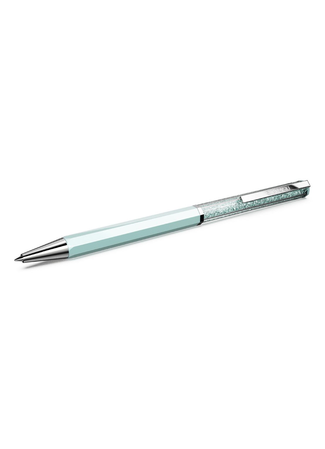 Swarovski Crystalline pen met Swarovski kristal - voorkant blauw