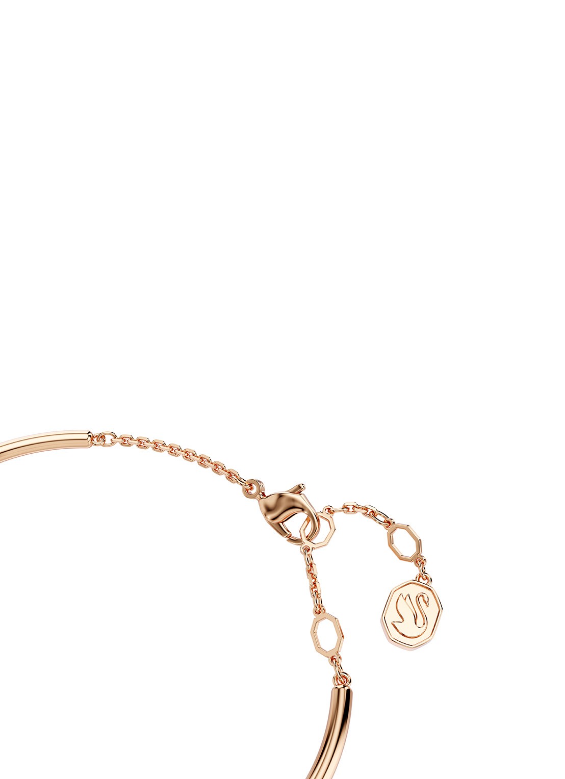 Swarovski Dextera armband met kristal M - detail 2 roségoud