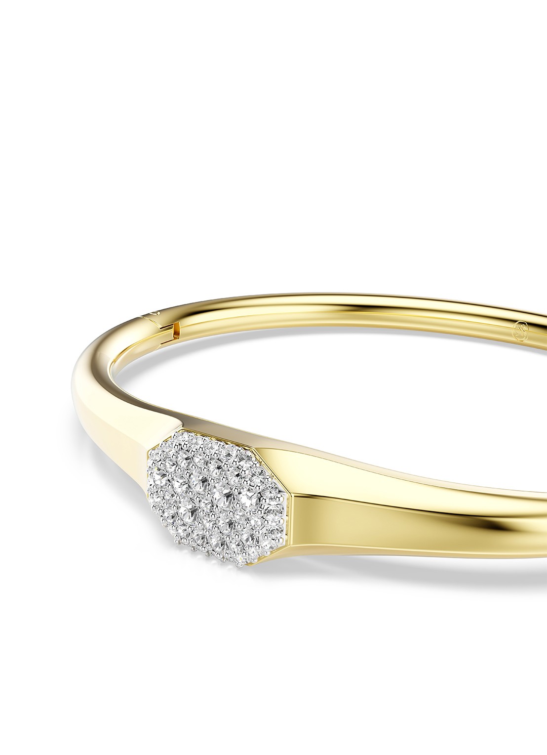 Swarovski Dextera bangle met kristal S - detail 3 goud
