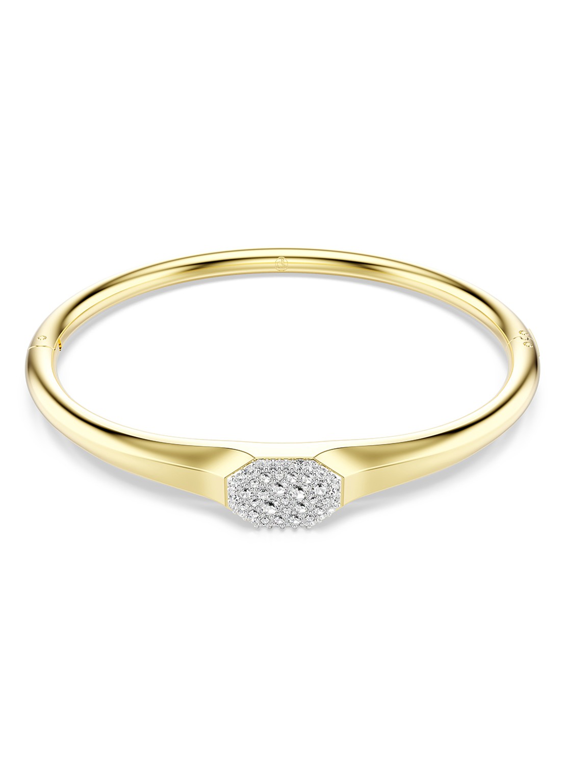 Swarovski Dextera bangle met kristal S - voorkant 5 goud