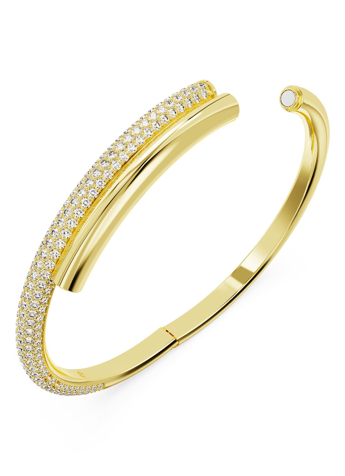 Swarovski Dextera bangle verguld L - detail 3 goud