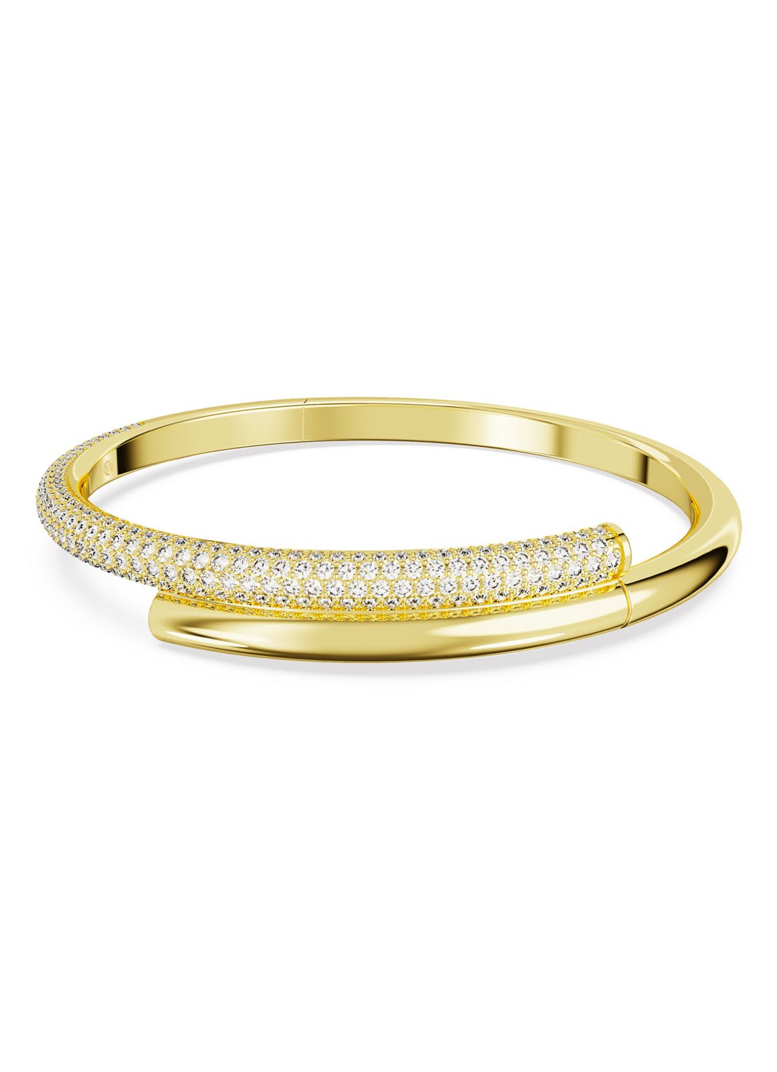 Swarovski Dextera bangle verguld M - voorkant 3 goud