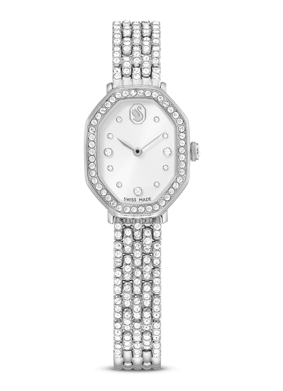 Swarovski Dextera horloge 5749451  - voorkant zilver