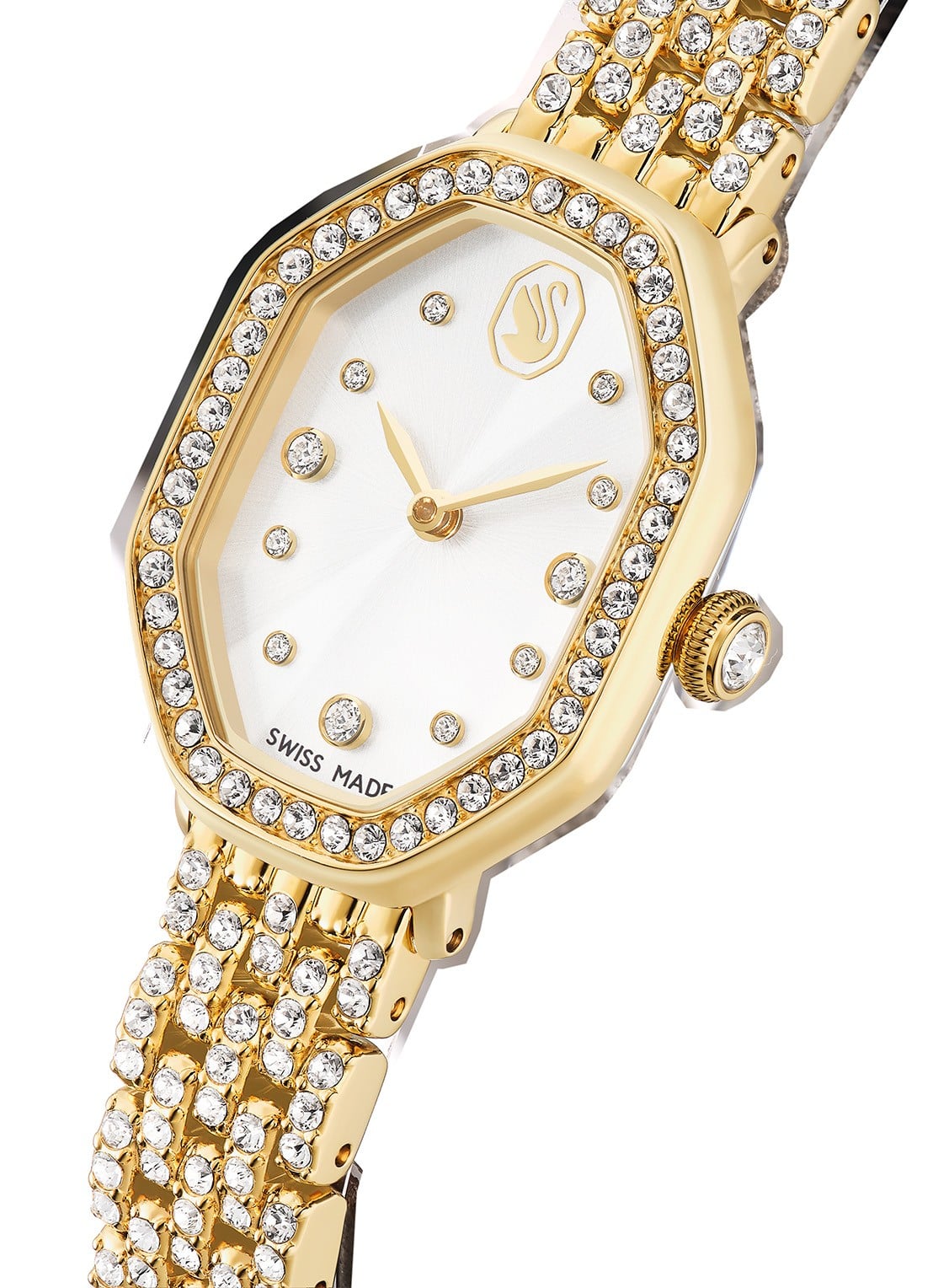 Swarovski Dextera horloge 5749453 - detail 4 goud