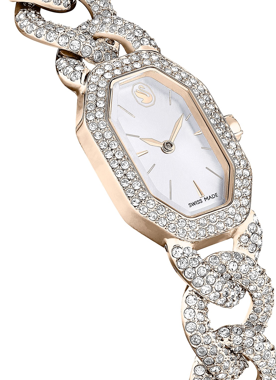 Swarovski Dextera horloge met kristal 5711710 - detail 4 goud