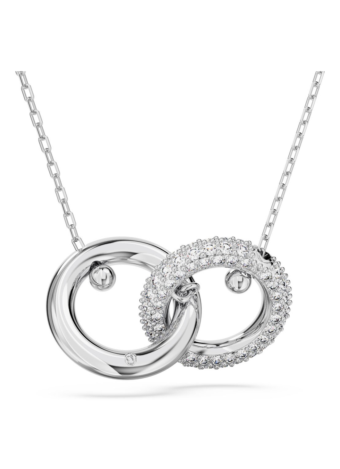 Swarovski Dextera ketting met kristal - detail 2 zilver