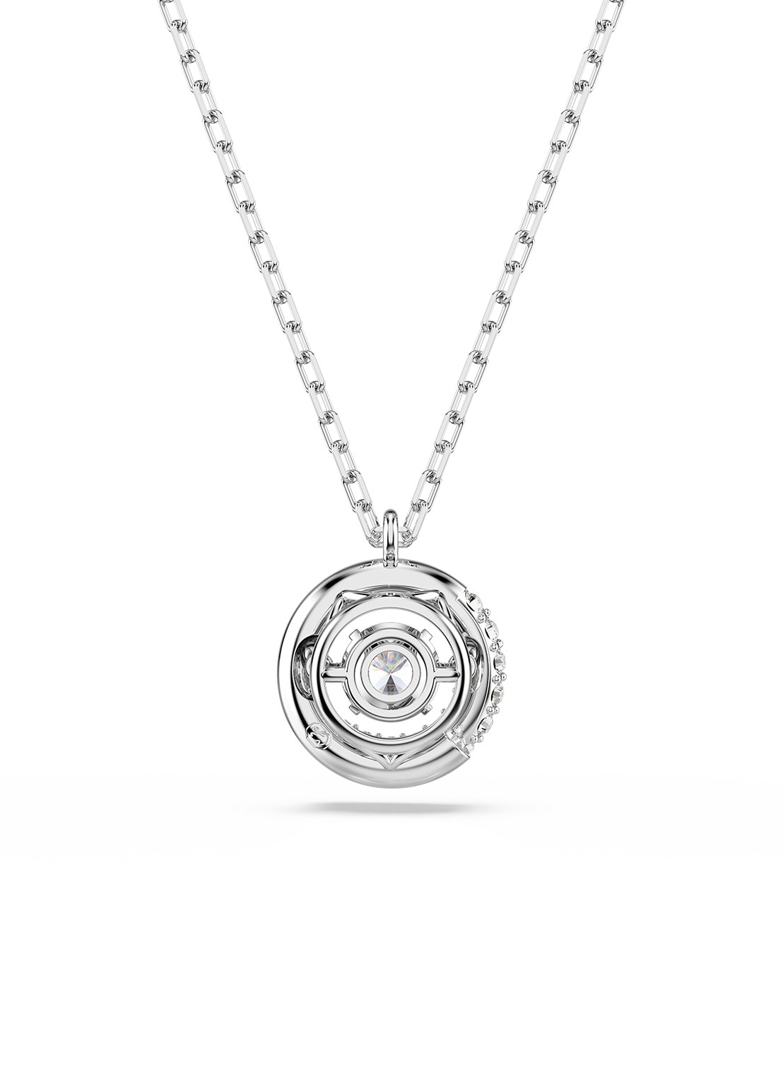 Swarovski Dextera ketting met kristal - detail 6 zilver
