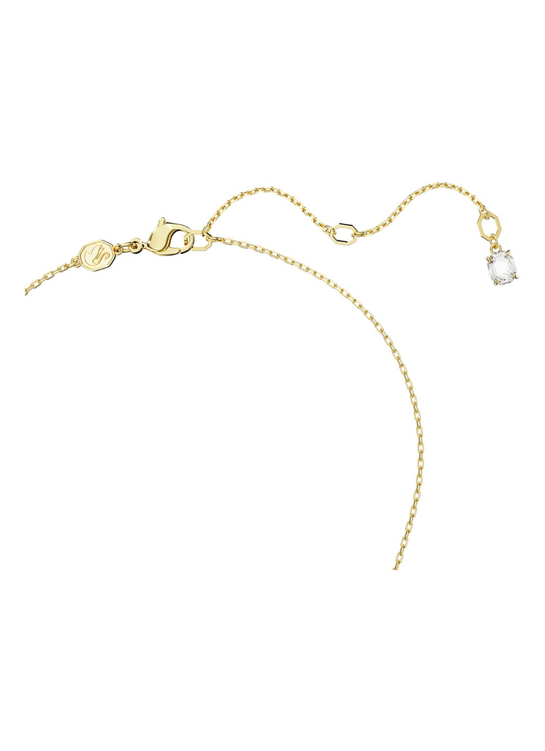 Swarovski Dextera ketting verguld - detail 3 goud