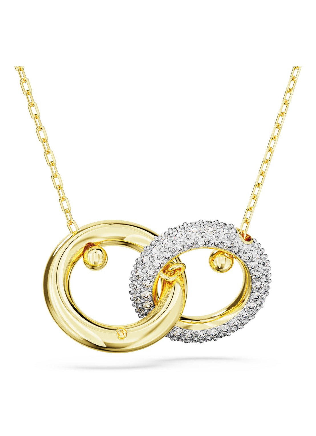 Swarovski Dextera ketting verguld - detail 4 goud
