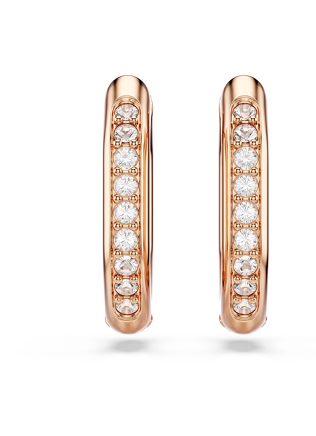 Swarovski Dextera oorringen verguld - detail roségoud