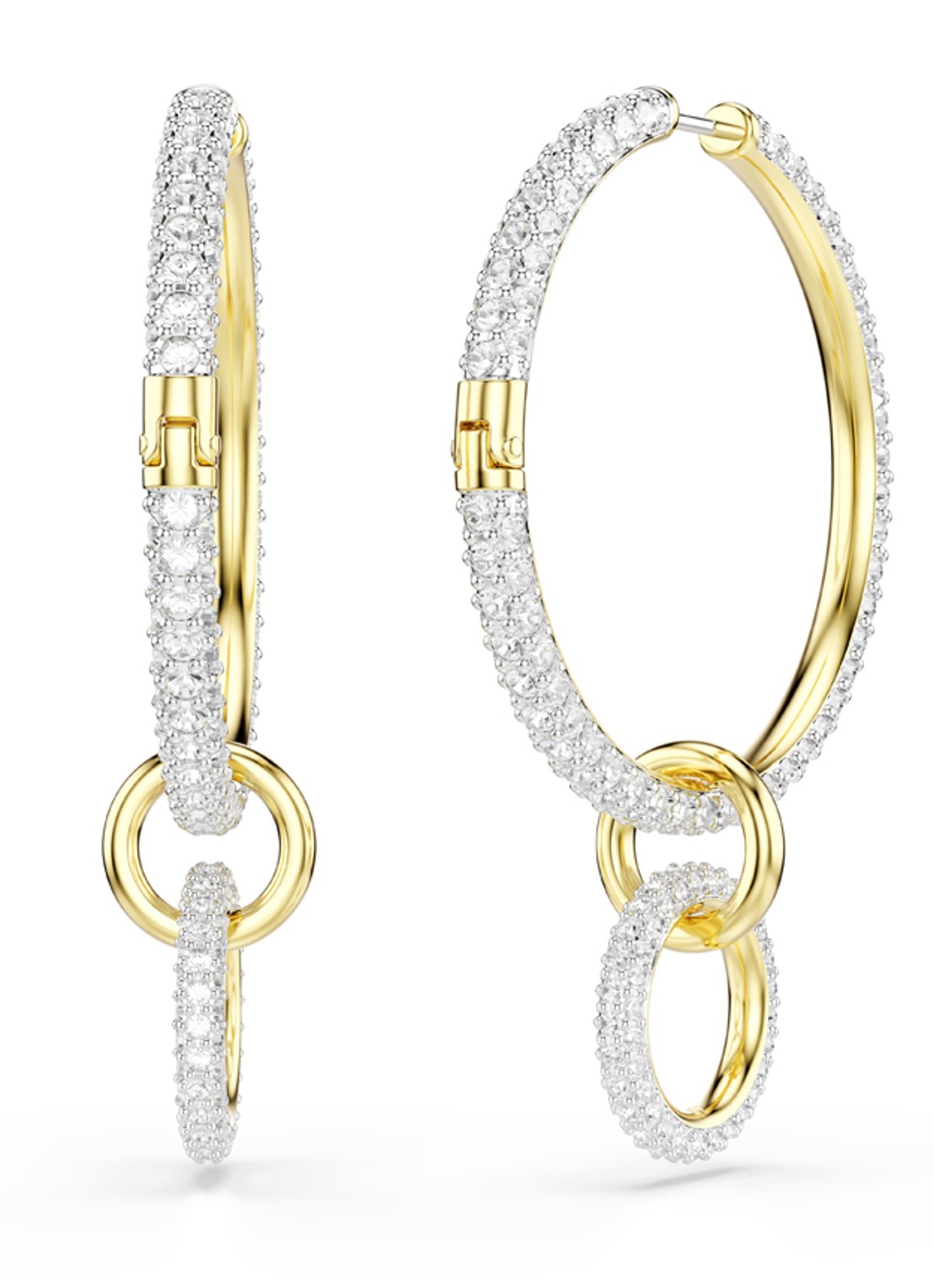 Swarovski Dextera oorringen verguld - detail 4 goud