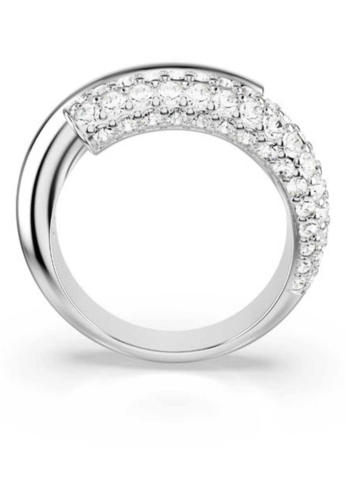 Swarovski Dextera ring met kristal  - detail 3 zilver