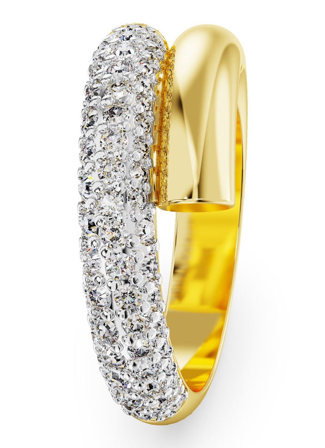 Swarovski Dextera ring verguld 52 - detail 3 goud