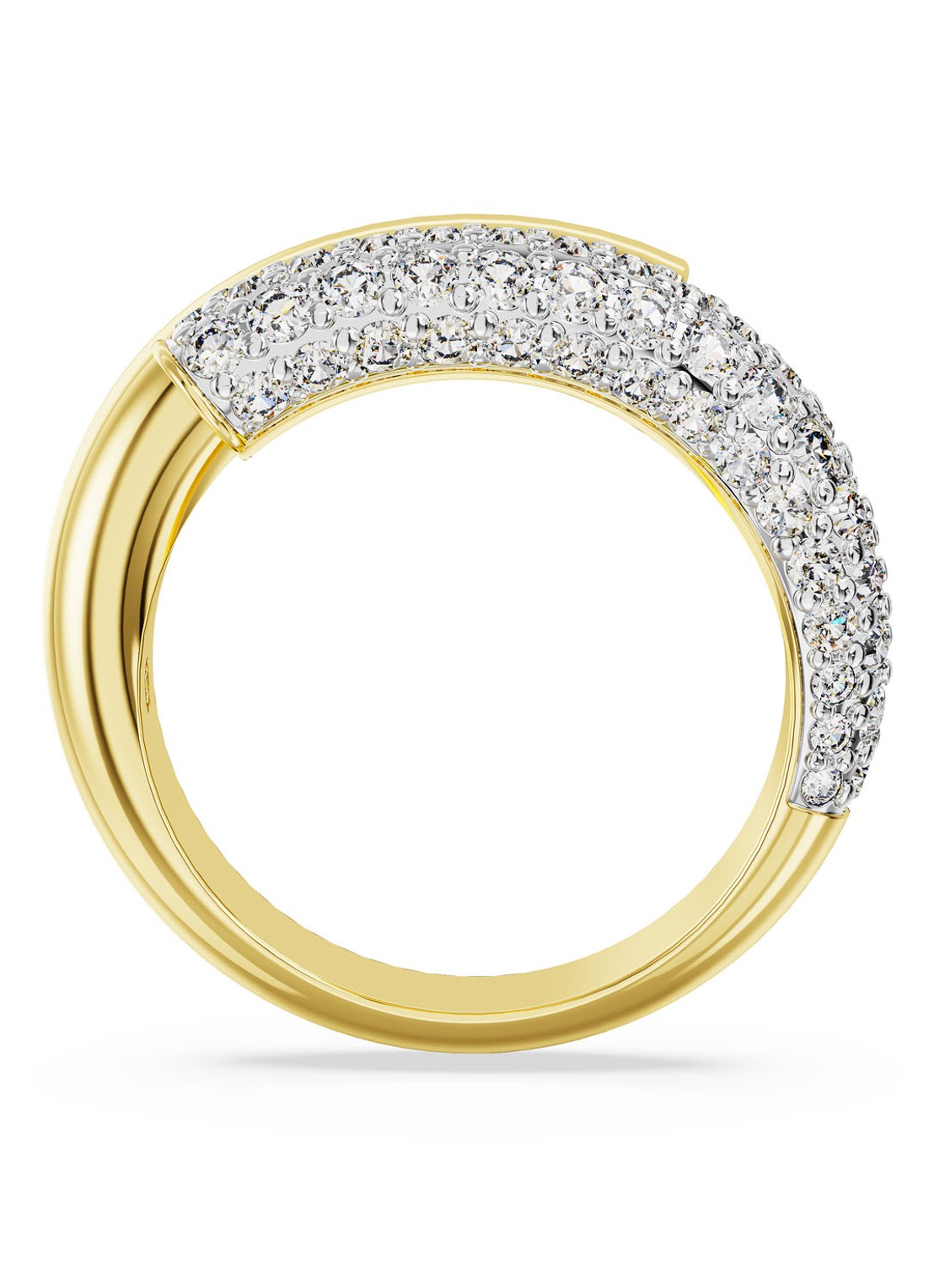 Swarovski Dextera ring verguld 52 - detail 4 goud