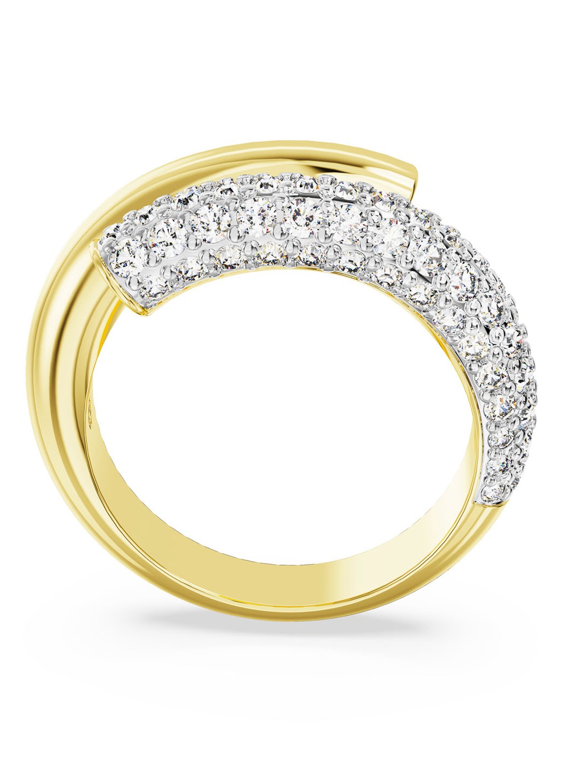 Swarovski Dextera ring verguld 55 - detail 4 goud