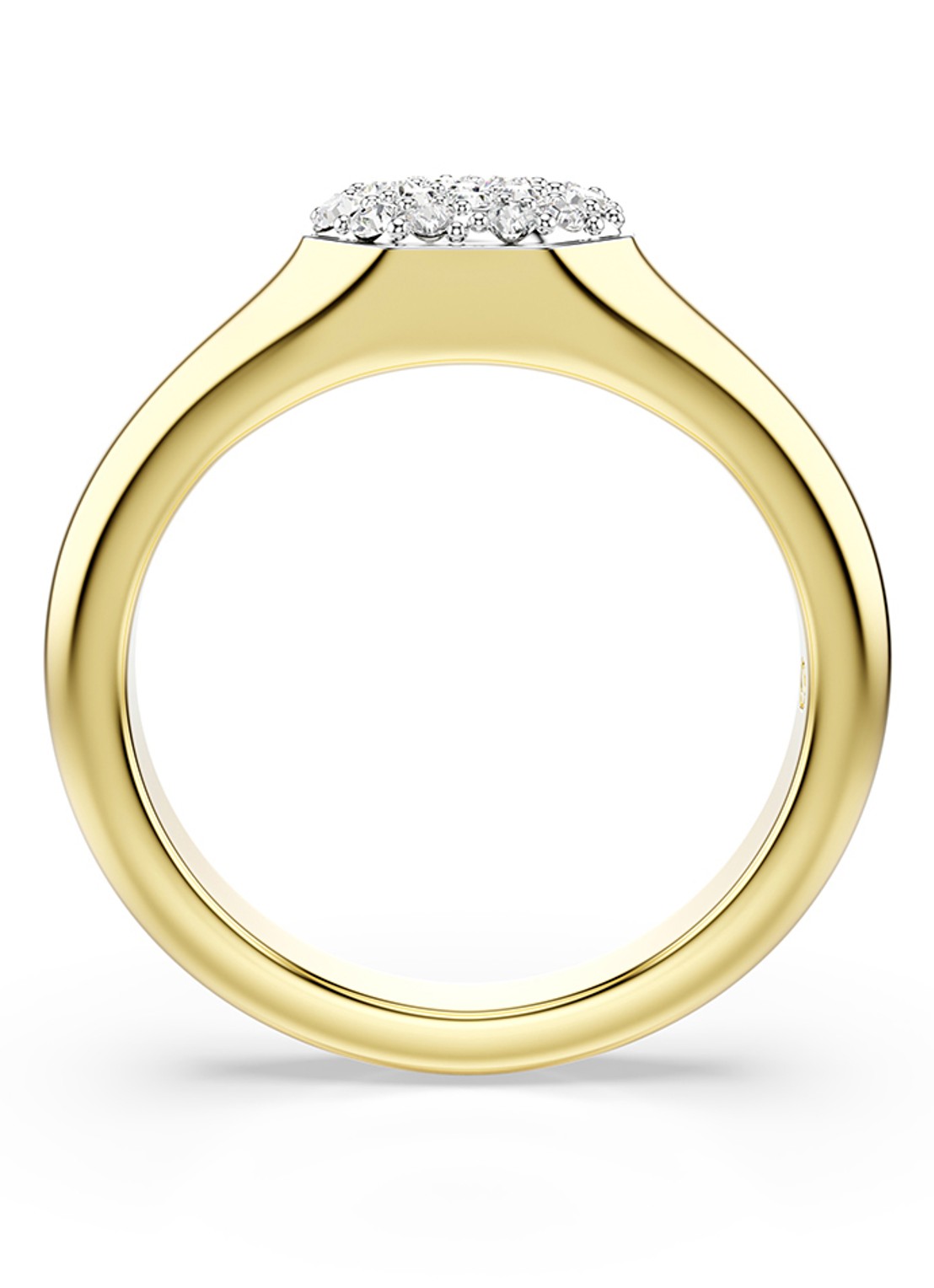 Swarovski Dextera ring verguld 58 - detail 4 goud