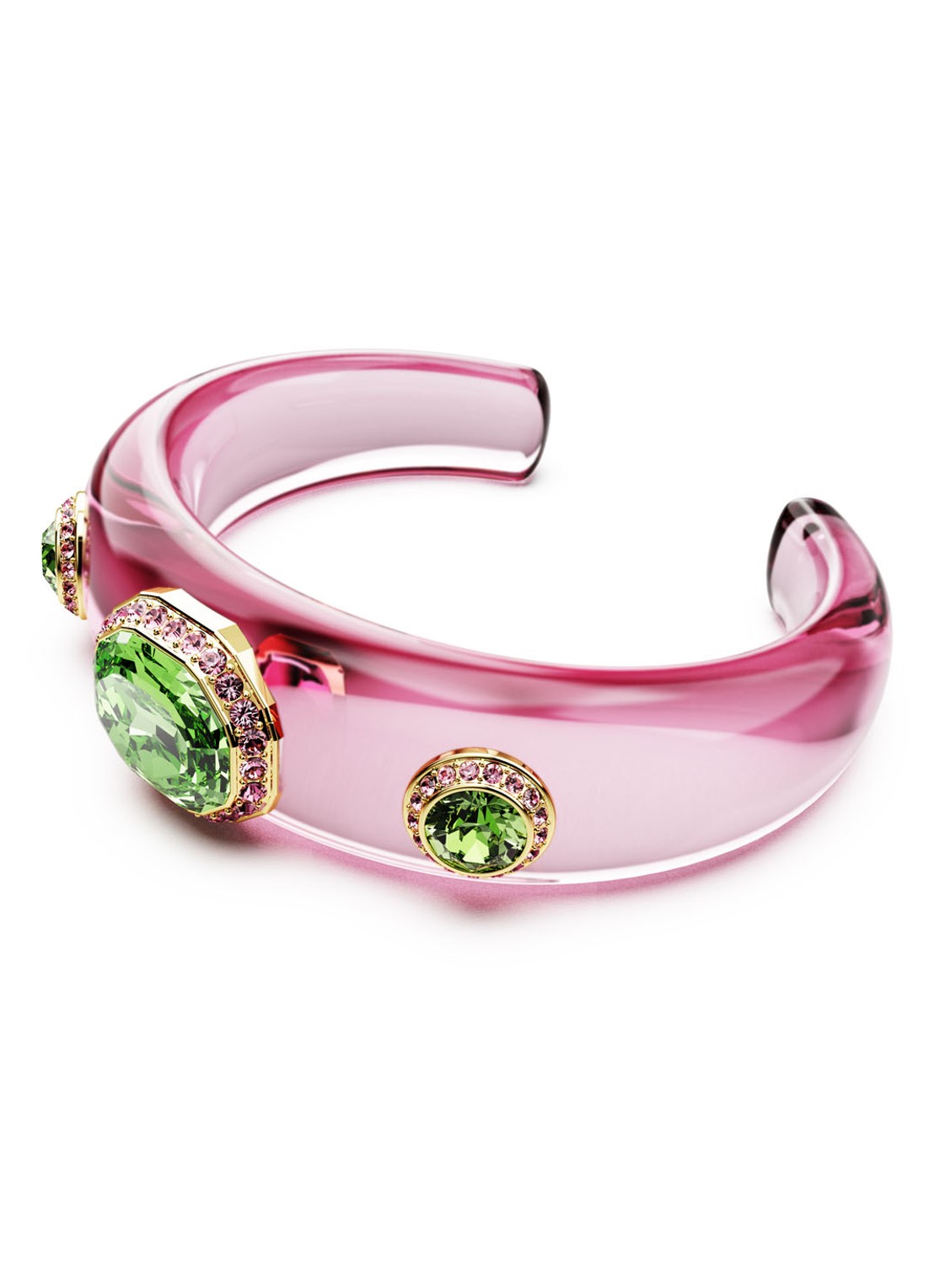 Swarovski Dulcis bangle L - detail 2 roze