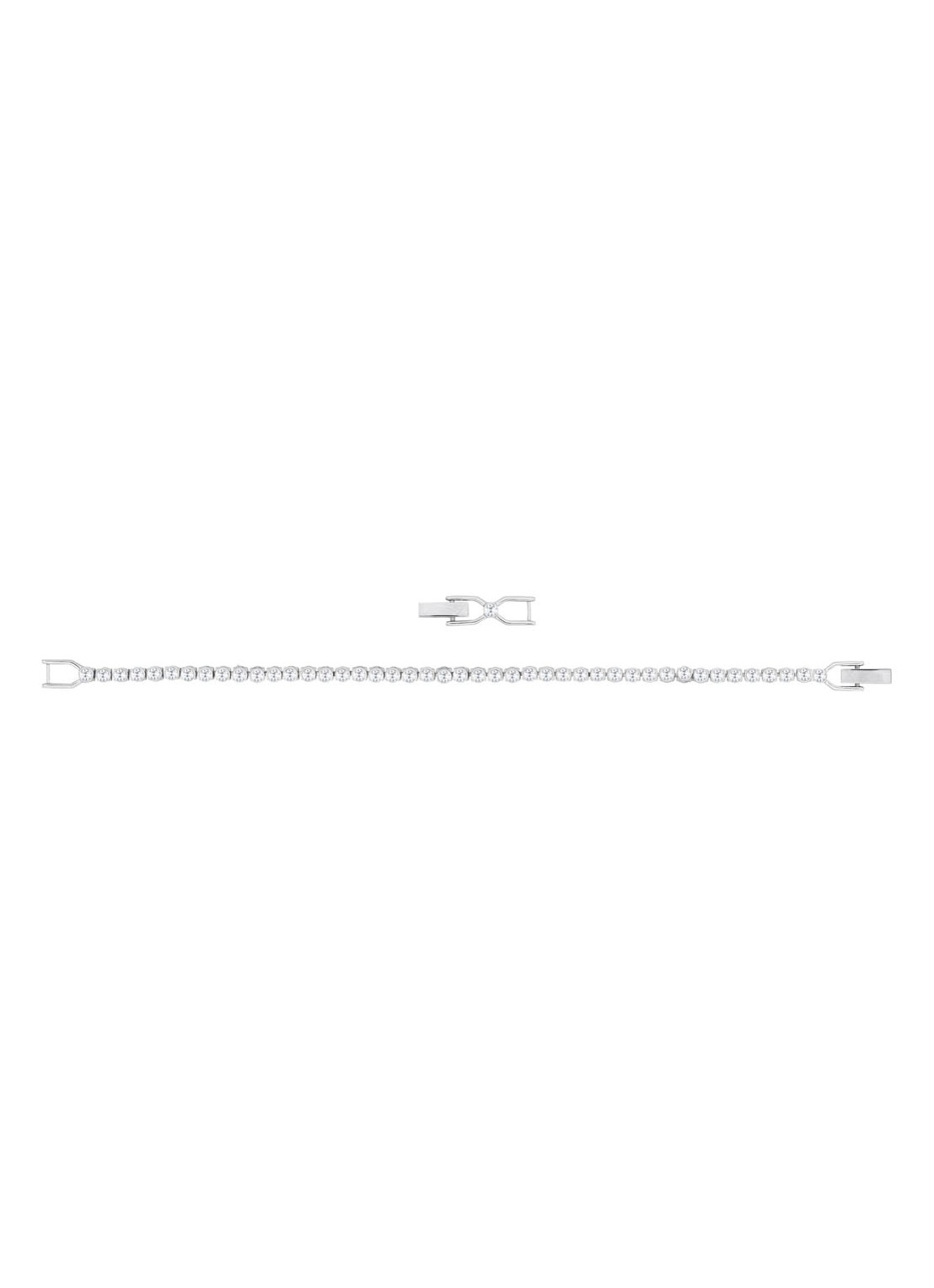 Swarovski Emily armband met kristal - detail 4 zilver
