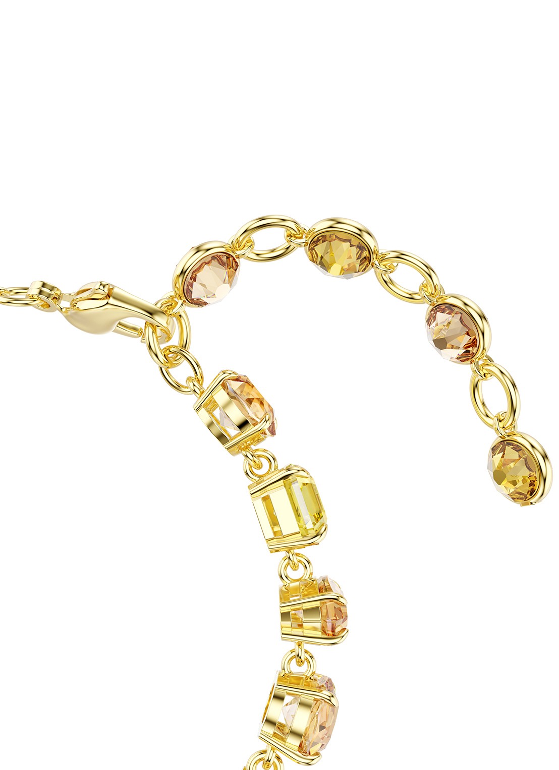 Swarovski Gema armband met kristal M - detail 2 goud