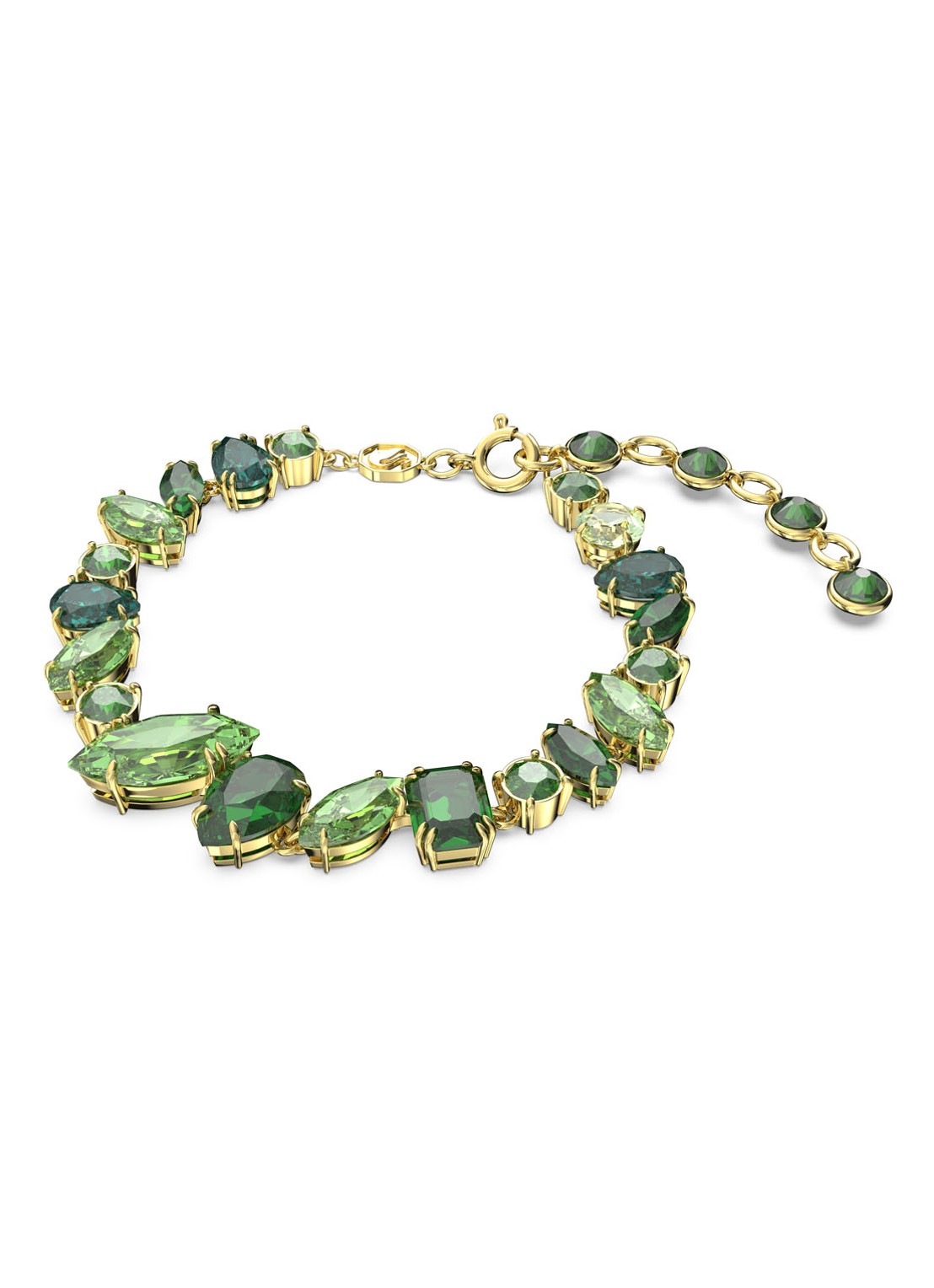 Swarovski Gema armband met kristal - detail 2 goud