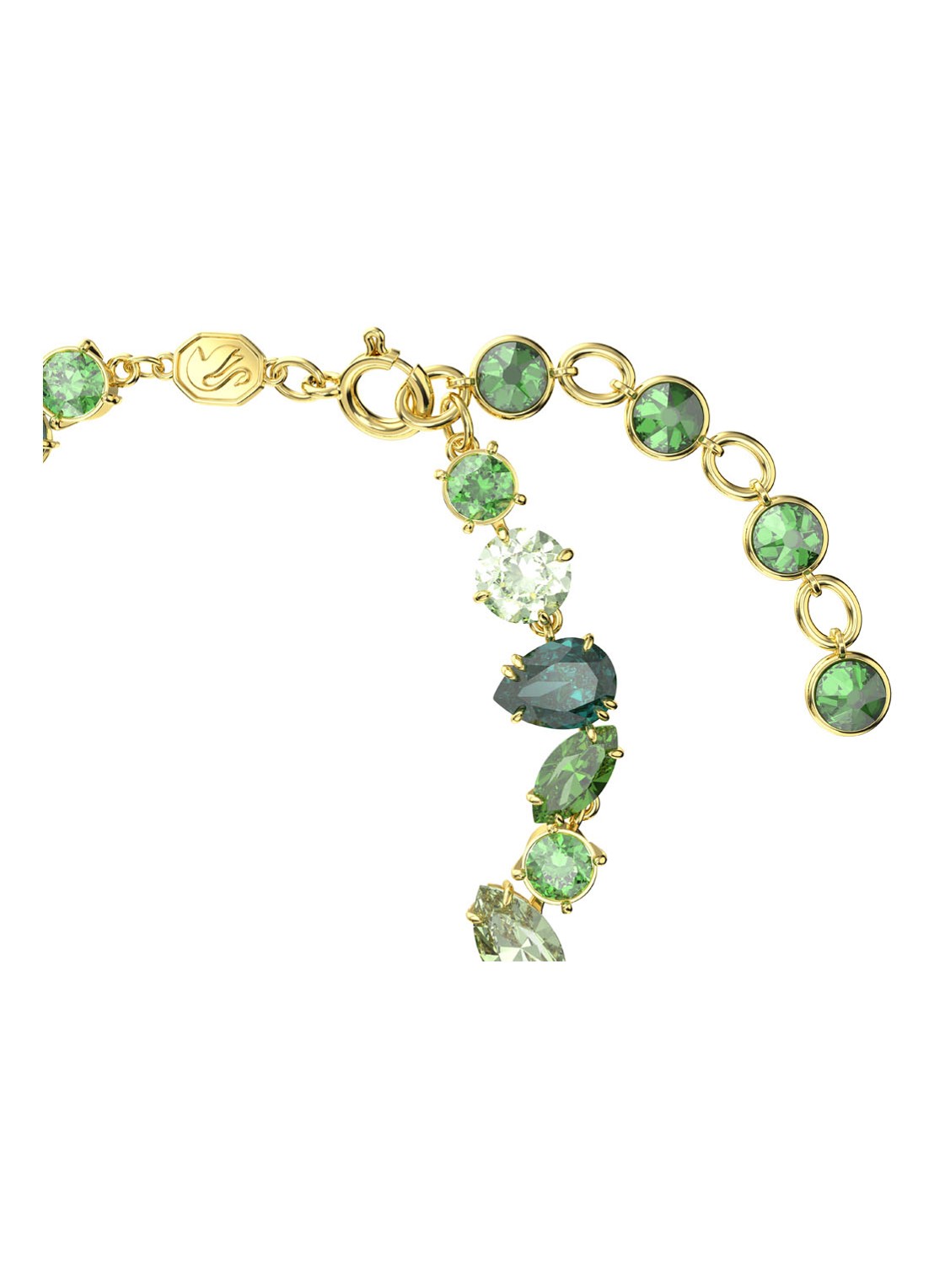 Swarovski Gema armband met kristal - detail 3 goud