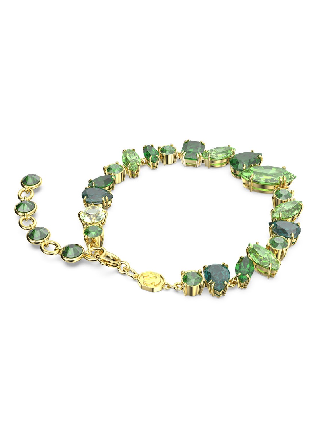 Swarovski Gema armband met kristal - detail 4 goud